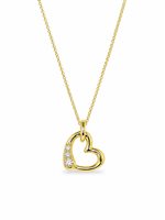 Collana Vidali Gioielli Donna in Oro giallo Zircone COOR-35-34 - COOR-35-34